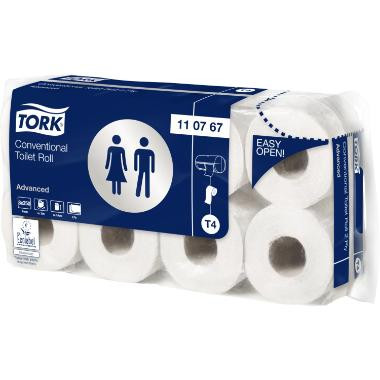 Tork 110767 Advanced kistekercses WC papír, fehér, 2 réteg, 8 tekercs/csomag (T4)