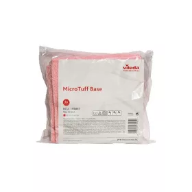   Vileda MicroTuff Base mikroszálas törlőkendő, piros (1 csomag)
