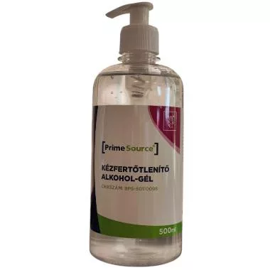 Prime Source alkoholos kézfertőtlenítő gél, 500 ml, pumpás