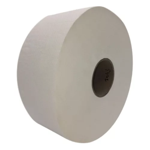 Techline jumbo toalettpapír, 100% cellulóz, 2 rétegű, 25 cm átmérő