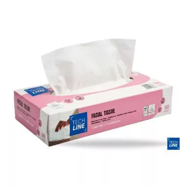 Techline kozmetikai kendő, cell, 2réteg, 100 lap/csomag