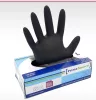Prime Source 9006 púdermentes fekete nitril kesztyű - S