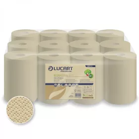   Lucart ECO Natural mini belsőmagos kéztörlő, 2 rétegű, 12tekercs/zsugor