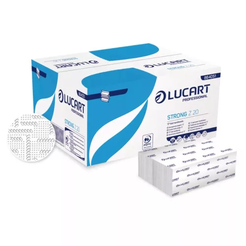 Lucart Strong Z 20 SLIM hajtogatott kéztörlő, 15csomag/krt.