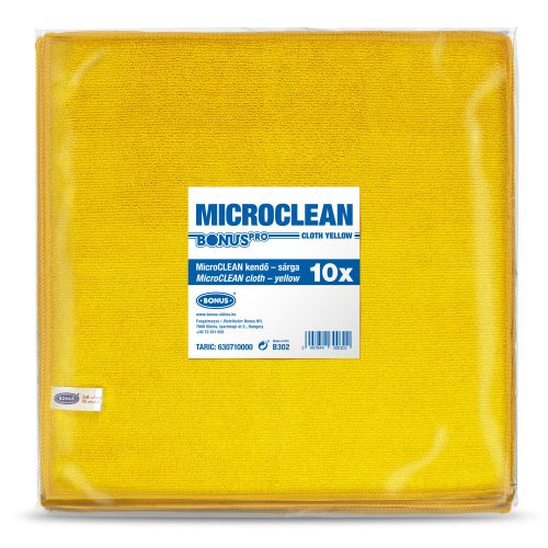 BONUS PRO MicroCLEAN mikroszálas törlőkendő, sárga (1db)