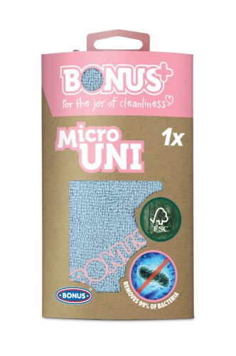 Bonus MicroUNI Univerzális Mikroszálas Törlőkendő
