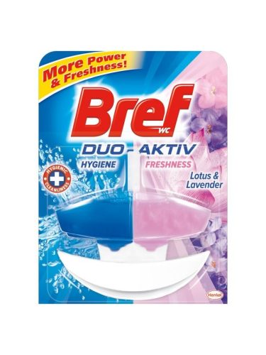 Bref Duo Aktiv Wc illatosító gél kosaras 50ml (Többféle illatban.)