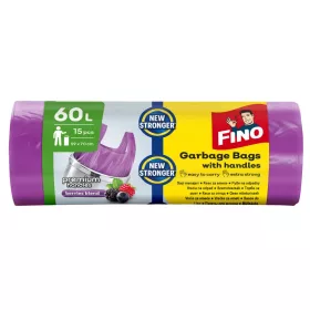  Fino Smart Handles erdei gyüm. illatú szemeteszsák 60L - 59*70cm, 15db/tek 