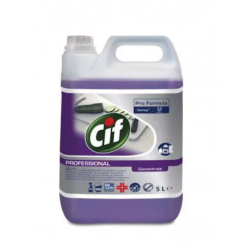 Cif Pro Formula Safeguard Concentrate Folyékony Kombinált kézi mosogatószer és általános tisztító- és fertőtlenítőszer 5L