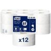Tork Advanced Mini Jumbo toalettpapír 19cm átm. - 2 rétegű, fehér, 170m (Karton - 12 tek)