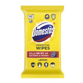 Domestos Higénikus törlőkendő, citrom - 60 db