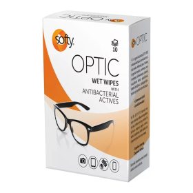   Softy Optic fertőtlenítő nedves tisztítókendő szemüvegre, kijelzőre 10db