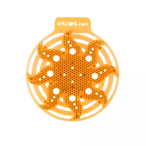 Ekcos Powerscreen 30+ Narancssárga/Trópusi Gyümölcs fröccsenésgátló piszoár rács (2db/csom.)