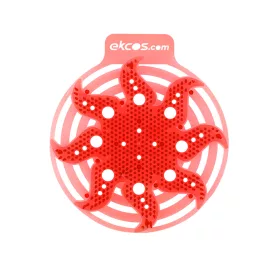   Ekcos Powerscreen 30+ Piros/Dinnye fröccsenésgátló piszoár rács (2db/csom.)