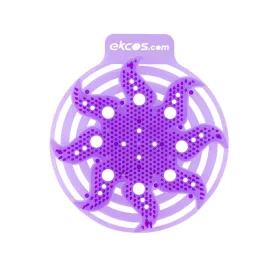 Ekcos Powerscreen 30+ Lila/Gyümölcsös fröccsenésgátló piszoár rács (2db/csom.)