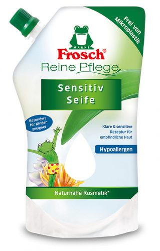 Frosch Folyékony Szappan Utántöltő Sensitive (Érzékeny bőrre) 500ml