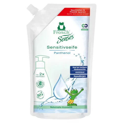 Frosch Folyékony Szappan Utántöltő Sensitive (Érzékeny bőrre) 500ml