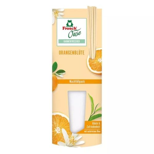 Frosch oase pálcikás légfrissítő narancs 90ml utántöltő