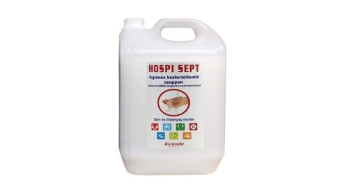 HOSPI SEPT kézfertőtlenítő folyékony szappan, 5 ltr