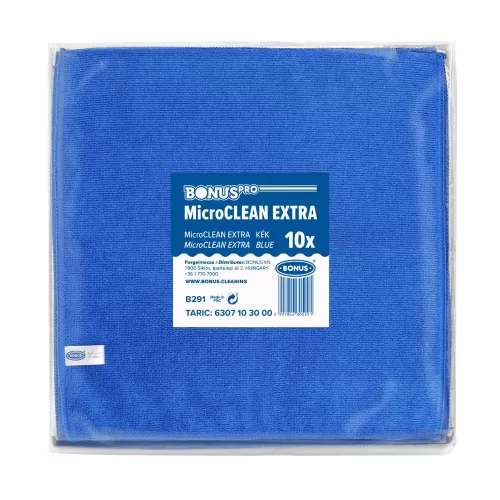 BonusPRO MicroCLEAN Extra mikroszálas törlőkendő 40x40cm Kék (1db)