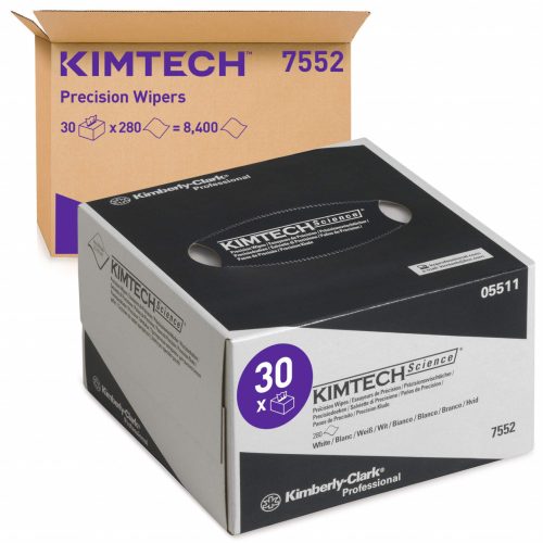 KC 7552 Kimtech Science precíziós törlő, 1 réteg, fehér, 22x11cm, 280lap/csomag