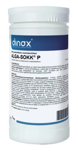 Alga-Sokk P - Gyorsklór szűrő és medencevíz sokkolásához 1 kg