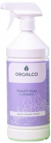 Orgalco Toalett olaj és légfrissítő Japán lilaakác illatú 1 literes szórófejes (lila)