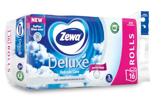 ZEWA Deluxe 3 rétegű fehér toalettpapír - 16 tekercs