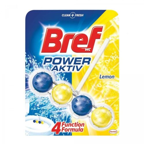 Bref Power Aktív WC illatosító golyók - Lemon